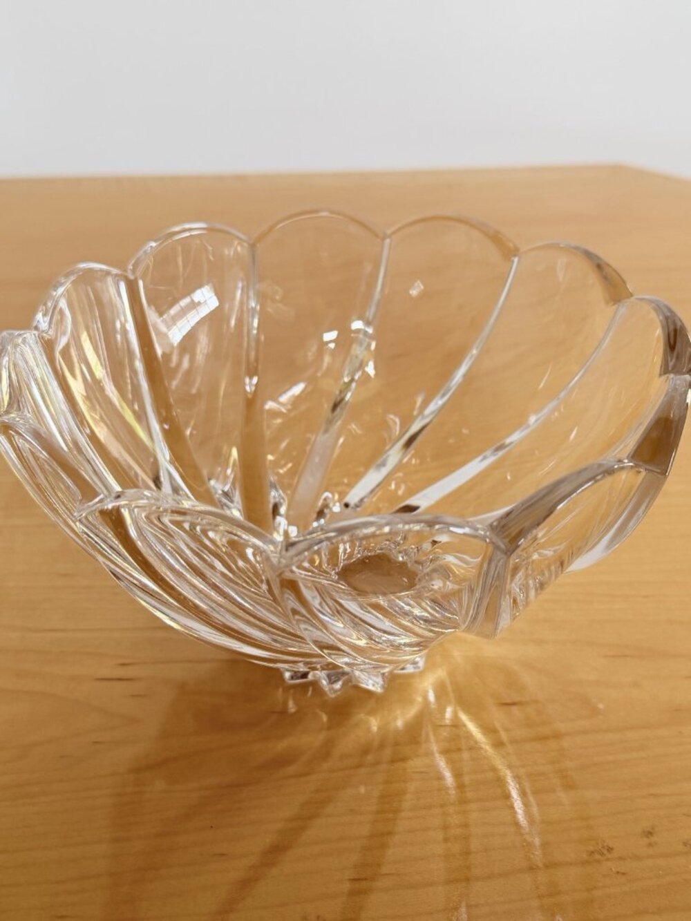 Marquis by Waterford Crystal Bowl‎ Swirl Pattern Clear Glass Gift Decor - Picture 10 of 10